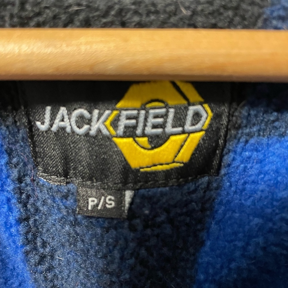 Blue and Black Plaid Men's Sweater Small - Picture 3 of 7